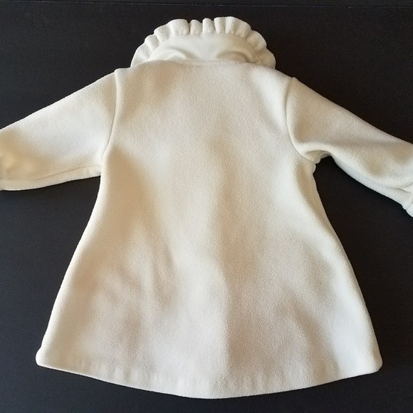 Jessica Ann Pink, Green and White Coat 100% Polyes - Picture 4 of 8